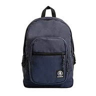Plecaki - Jelek Plain Plecak - Invicta - Niebieski - Eco Materiał - Podwójna komora, Niebieski, 40L, amerykański - miniaturka - grafika 1