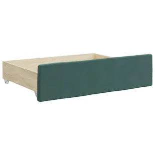 Sofa rozsuwana z szufladami, ciemnozielona, 90x200 cm, aksamit Lumarko! - Łóżka Sofa rozsuwana z szufladami, ciemnozielona, 90x200 cm, aksamit Lumarko! - Łóżka - miniaturka - grafika 7