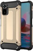 Etui i futerały do telefonów - Hurtel Hybrid Armor pancerne hybrydowe etui pokrowiec Xiaomi Redmi Note 10 Pro złoty - miniaturka - grafika 1