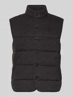 Kamizelki męskie - Kamizelka pikowana o kroju regular fit z czystej bawełny - miniaturka - grafika 1