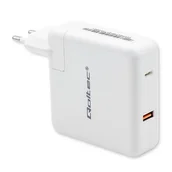 Ładowarki do telefonów - Qoltec Ładowarka GaN FAST 108W | 5-20V | 3-4.7A | USB C | Biała - miniaturka - grafika 1