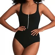 Stroje kąpielowe - Rosa Faia Damski jednoczęściowy kostium kąpielowy Elouise, czarny (schwarz 001), 40-D - miniaturka - grafika 1