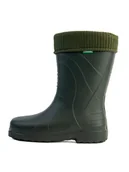 Kalosze damskie - Damskie kalosze z ocieplaczem ciemnozielone Demar - miniaturka - grafika 1