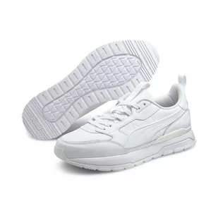 Buty do chodzenia męskie Puma R78 Trek Lth White - Buty sportowe męskie - miniaturka - grafika 1