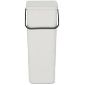 Kosze na śmieci - Brabantia Kosz do segregacji odpadów Sort & Go 40 l jasnoszary 214424 - miniaturka - grafika 1