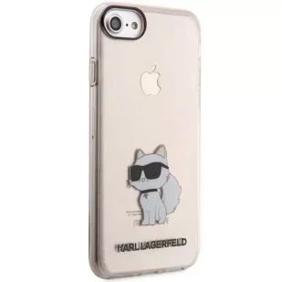 Etui na telefon Karl Lagerfeld do iPhone 7/8/SE 2020/2022 óżowy/pink hardcase Ikonik Choupette - Etui i futerały do telefonów - miniaturka - grafika 6