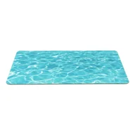 Dywaniki łazienkowe - Niebieski dywanik łazienkowy 50x80 cm Blue Sea – Wenko - miniaturka - grafika 1