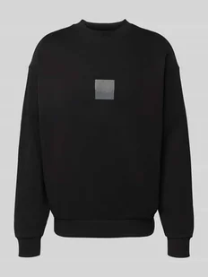 Bluza z nadrukiem z logo model ‘Split Hugo’ - Bluzy męskie - miniaturka - grafika 1