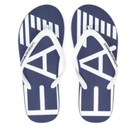 Klapki i japonki męskie - Japonki EA7 Emporio Armani XCQ004 XK196 U458 Biały - miniaturka - grafika 1