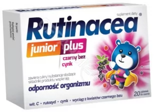 AFLOFARM FARMACJA POLSKA SP. Z O.O. Rutinacea Junior Plus, 20 tabletek do ssania Wysyłka kurierem tylko 10,99 zł - Przeziębienie i grypa - miniaturka - grafika 1