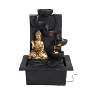 Fontanny ogrodowe - Fontanna ogrodowa Led Budda podświetlana - miniaturka - grafika 1