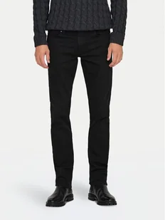 Only & Sons Jeansy Loom 22028637 Czarny Slim Fit - Spodnie męskie - miniaturka - grafika 1