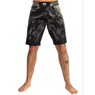 Spodnie sportowe męskie - Venum Invader Fightshorts MMA Spodenki Treningowe Black/Sand - miniaturka - grafika 1