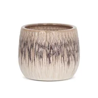 Donice - Osłonka dekoracyjna ROSINA/02 14 x 14 x 12 cm kremowo-brązowy - miniaturka - grafika 1