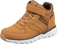 Buty dla chłopców - KangaROOS Sneakersy High K TS CASPO EV RTX dla chłopców, Tan Dk Brown, 35 EU - miniaturka - grafika 1
