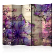 Parawany - Parawan 5-częściowy - Purpurowe wspomnienie II - 225x172 Brązowy 225x172 - miniaturka - grafika 1