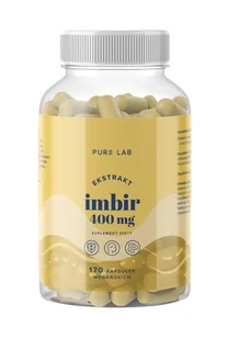 Pure Lab Ekstrakt z Imbiru 400 mg 170 Kapsułek - Układ pokarmowy - miniaturka - grafika 1