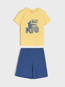 Piżamy chłopięce - Sinsay - Piżama dwuczęściowa - żółty - miniaturka - grafika 1