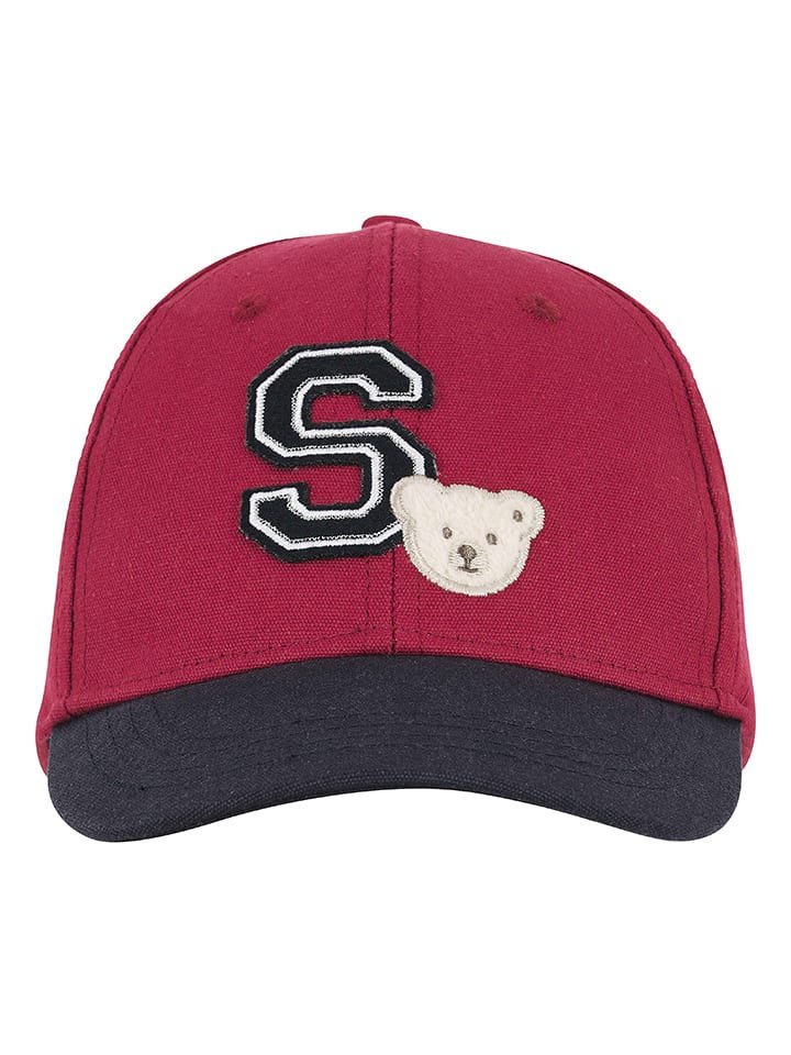 Steiff Czapka w kolorze czerwonym