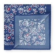 Krawaty i muchy męskie - Poszetka jedwabna we wzory - miniaturka - grafika 1