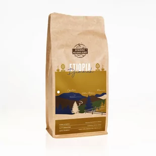 ŚWIEŻO PALONA KAWA ZIARNISTA ETIOPIA DJIMMAH 1KG 100% ARABICA SPECIALITY - Kawa - miniaturka - grafika 1