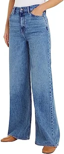 Tommy Hilfiger Damskie spodnie jeansowe z szeroką nogawką Hw Joey, Joey, 32W / 32L - Spodnie damskie - miniaturka - grafika 1