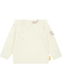 Bluzy i sweterki niemowlęce - Steiff Sweter w kolorze kremowym - miniaturka - grafika 1