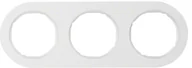 Klawisze i ramki - Berker Ramka potrójna potrójna R.Classic - biały - miniaturka - grafika 1