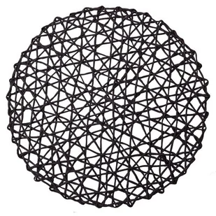 Podkładka CARTA śr.38 cm czarny - Obrusy i serwetki - miniaturka - grafika 1