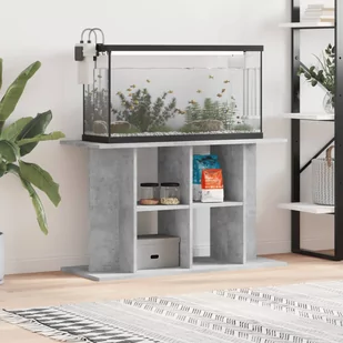 vidaXL Szafka pod akwarium, szarość betonu, 100x40x60 cm - Akwaria i zestawy akwarystyczne - miniaturka - grafika 1