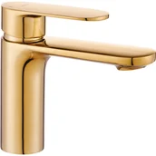 Baterie umywalkowe - Baliv Bateria umywalkowa Side złota - miniaturka - grafika 1