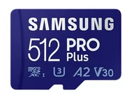 Karty pamięci - Samsung Karta PRO Plus 2021 MicroSDXC 512 GB Class 10 UHS-I/U3 A2 V30 MB-MD512KA/EU MB-MD512KA/EU - miniaturka - grafika 1