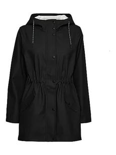VERO MODA Kurtka damska z drobną powłoką, czarny, XS wąska talia - Kurtki damskie - miniaturka - grafika 1