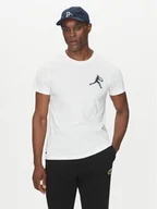 Koszulki męskie - Lacoste T-Shirt TH1044 Biały Regular Fit - miniaturka - grafika 1