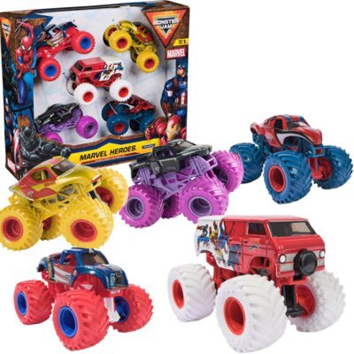 Zestaw pojazdów SPIN MASTER Monster Jam Marvel Heroes Monster Truck 6072344