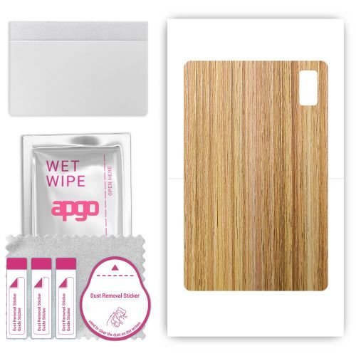 folia naklejka skórka strukturalna na TYŁ do HTC A101 - Drewno Dąb Miodowy - apgo SKINS