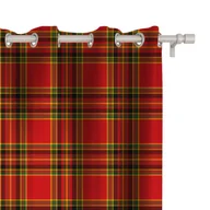 Zasłony - Zasłona WINTER  wzór BN02 | szkocka krata 150 x 200 cm tkanina standard - miniaturka - grafika 1