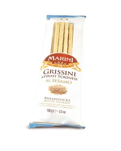 Marini Grissini włoskie paluszki chlebowe z sezamem 100g - Paluszki - miniaturka - grafika 1