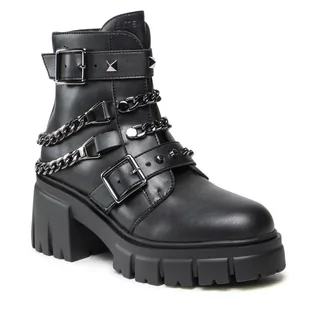 Botki damskie - Altercore Botki Virgo Vegan Black - grafika 1