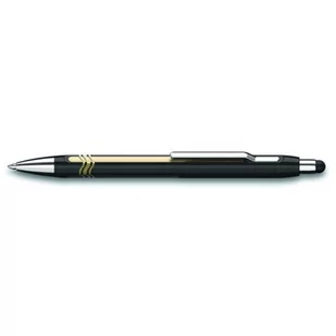 Schneider Długopis automatyczny Epsilon Touch, XB, czarny/złoty SR138703 - Długopisy - miniaturka - grafika 1