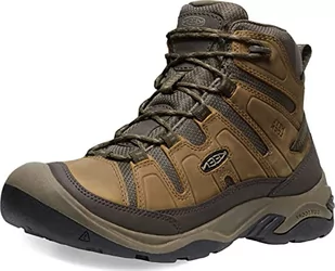 KEEN Męskie buty trekkingowe Circadia Mid, Bison/Brindle, 8 UK - Buty trekkingowe męskie - miniaturka - grafika 1