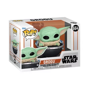 Funko POP! Star Wars, The Mandalorian, figurka kolekcjonerska,  Grogu - Figurki dla dzieci - miniaturka - grafika 1