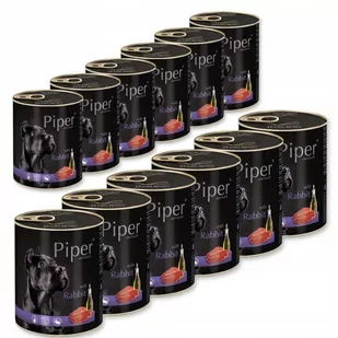 Dolina Noteci Piper Karma Królik 12x800g - Mokra karma dla psów - miniaturka - grafika 1