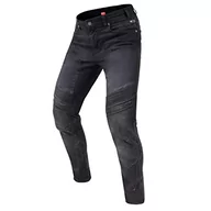 Odzież motocyklowa - REBELHORN Eagle III dżinsy motocyklowe męskie, podszewka z włókna aramidowego, ochraniacze na kolana i biodra SAS-TEC, krój slim fit - miniaturka - grafika 1