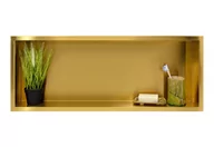 Półki łazienkowe - FENIKS Balneo Balneo Wall-Box One Gold wnękowa OBBR5 - miniaturka - grafika 1