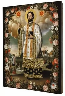 Ikona święty Franciszek Ksawery - Ikony i obrazy sakralne - miniaturka - grafika 1