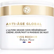 Maseczki do twarzy - Yves Rocher Anti-Age Global - Przeciwzmarszczkowy krem regenerujący na dzień i na noc & maska 75ml - miniaturka - grafika 1