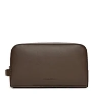 Kosmetyczki, organizery i kuferki - Kosmetyczka Calvin Klein Micropebble Washbag/Dopp Kit LV04D1036G Brązowy - miniaturka - grafika 1