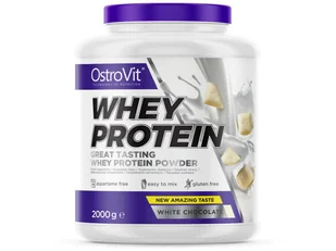 Ostrovit Odżywka białkowa, Whey Protein, jogurt jagodowy, 2000 g - Odżywki białkowe - miniaturka - grafika 1