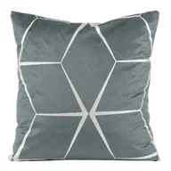 Poszewki na poduszki - Poszewka 45 x 45 Eurofirany Velvet Blink28 Srebrny - miniaturka - grafika 1